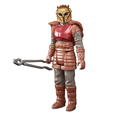 Image of Star Wars Hasbro Retro Collection The Armorer Toy 9.5 cm Scale Mandalorian Collectible Action Figure, Toys for Kids Ages 4 and Up, Multicolor, F4458