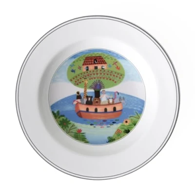 Image of Villeroy &amp; Boch Design Naif 21 cm deep Plate, Noah’S Ark
