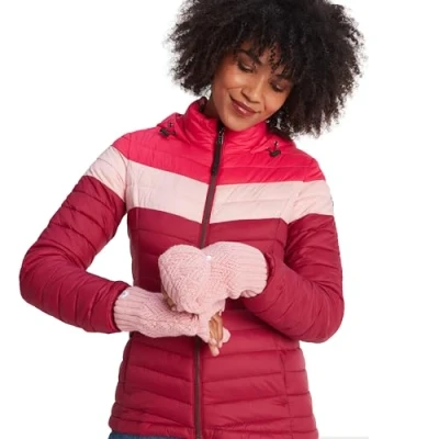 Image of TOG24 Unisex Britton Lined Mittens Candy Floss Pink One Size