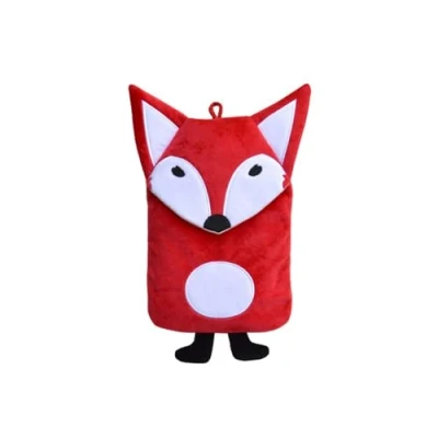Image of Hugo Frog Unisex Baby Woman Fox Heat Bottle, Red, One Size