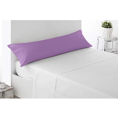 Image of Miracle Home Soft and Comfortable 50% Cotton Mauve Cushion 150cm