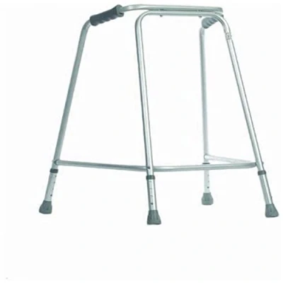 Image of Aidapt Standard Width Medium Adult Adjustable Height Aluminium Lightweight Walking Frame with Anti Slip Ferrule Feet to Aid Stability and Confidence when