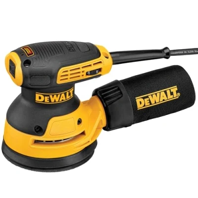 Image of DEWALT DWE6423 QS Lijadora Rotorbital 280W, 280 W, 230 V, Yellow, Black
