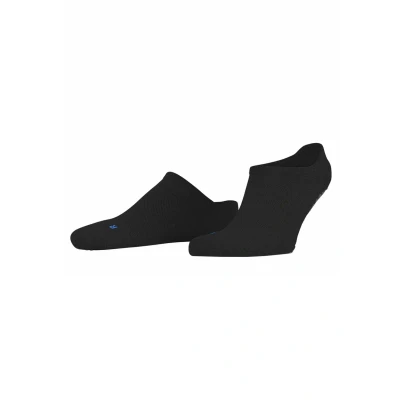 Image of FALKE Unisex Cool Kick U HP Soft Breathable Quick Drying Grips On Sole 1 Pair Grip socks, Black (Black 3000), 5.5 7.5