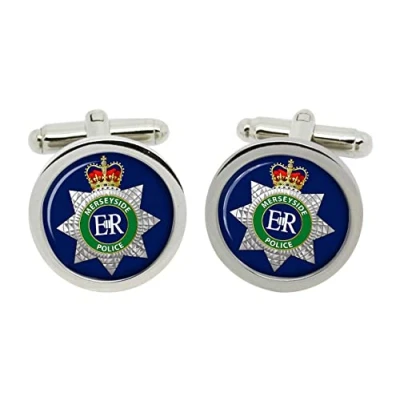 Image of Merseyside Police Cufflinks in Box