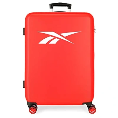 Image of Reebok Portland Medium Suitcase, One Size, red, Suitcase