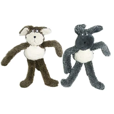Image of *NEW* 40 CM SUPER CUTE &amp; SOFT PLUSH CUDDLE BUNNY SQUEAKY DOG TOY