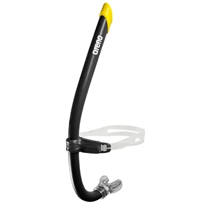 Image of arena Swim Snorkel Pro III Adult Unisex, Swimming with Two Mouthpieces and Air Regulators Included, For Sea Pool Training, Precision Adjustment Buckle
