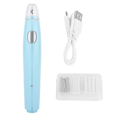 Image of Electric Eraser Drawing Handy USB Charging Refillable with 16 Replacement Refills (Color : Blue)