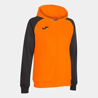 Image of Joma Academy Iv Women&#039;s Hoodie, womens, Hooded Sweatshirt, 901336, Orange Black, XXL