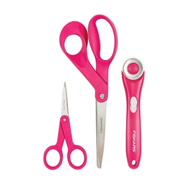 Image of Fiskars Craft Sewing Starter Kit (3pc), Pink 3 Count