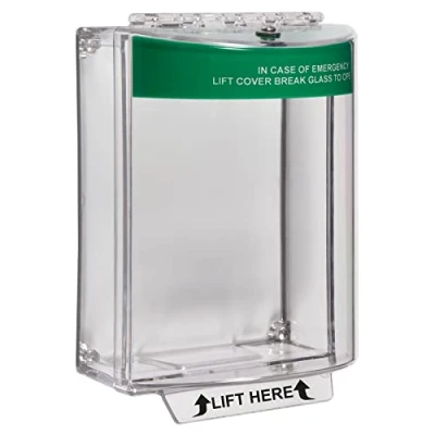 Image of Safety Technology International STI 13120EG Universal Stopper Polycarbonate Cover, Clear