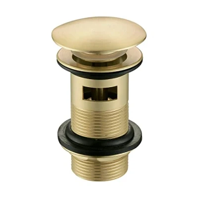 Image of Arissa Brushed Brass Slotted Basin Waste