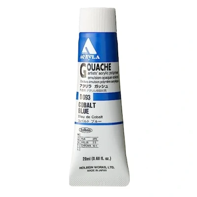 Image of Holbein Acryla Gouache Cobalt Blue (A) 20ml
