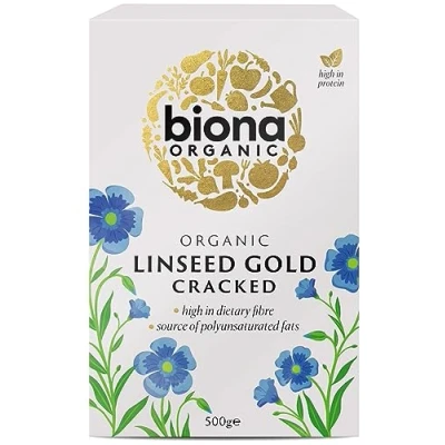 Image of BIONA Organic Cracked Linseed 500g (PACK OF 1)