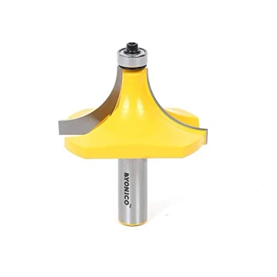Image of Yonico 13169 1 Inch Radius Round Over Edge Forming Router Bit 1/2 Shank