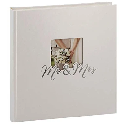 Image of Goldbook Mr. &amp; Mrs. 30x31 60 whitee Pages Hochzeit 08388