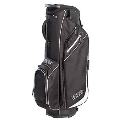 Image of Izzo Golf Ultra Lite Cart Bag with Single Strap &amp; Exclusive Features, Black