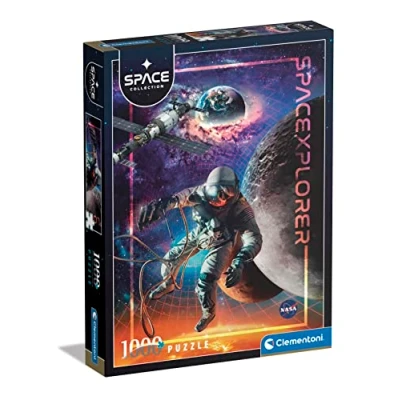 Image of Clementoni 39717 Space Collection Explorer Jigsaw Puzzle 1000 Pieces, For Adults Made In Italy