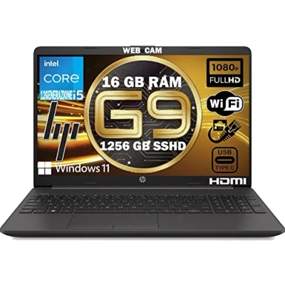 Image of HP 250 G9 NEW MODEL 2022 Notebook Intel Core i5 1235U 12Th up to 4.40Ghz, Ram 16Gb Ddr4,SSD Nvme 512GB, Display 15.6&quot; FULL HD,PC Laptop Windows 11 Pro with MS Office 2021 Bundle