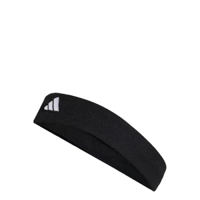 Image of adidas Unisex Tennis Headband, Black/White, XS