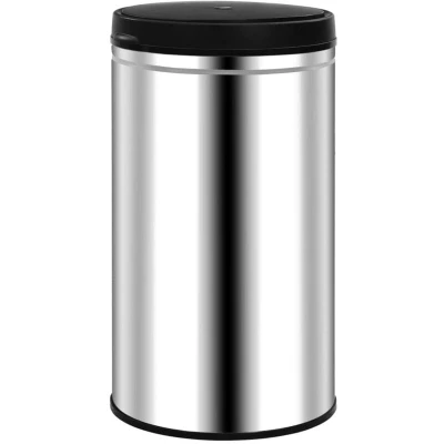 Image of vidaXL Automatic Sensor Dustbin 60 L Stainless Steel