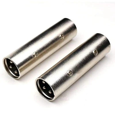 Image of baolongking XLR to Adapter 3 Pin Male Connector Coupler Gender Changer, 2 Pack