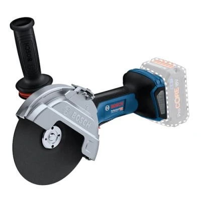 Image of Bosch Professional BITURBO Cordless Angle Grinder GWS 18V 180 P (Ø Disc mm, Cutting Depth 230 Protection Switch, incl. 2 x disc, 1 Diamond disc)