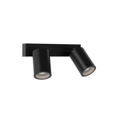 Image of Astro Dartmouth Twin GU10 Wall Spot Light Textured Black