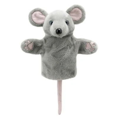 Image of The Puppet Company CarPets Glove Puppets Mouse (Grey),Multi colored,8 Inches