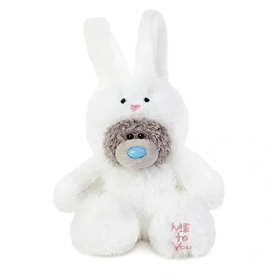 Image of Me to You Tatty Teddy Bear Wearing Hare Costume 13cm Official Collection