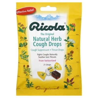 Image of Ricola Original Herb Cough &amp; Throat Drops, 21 ct