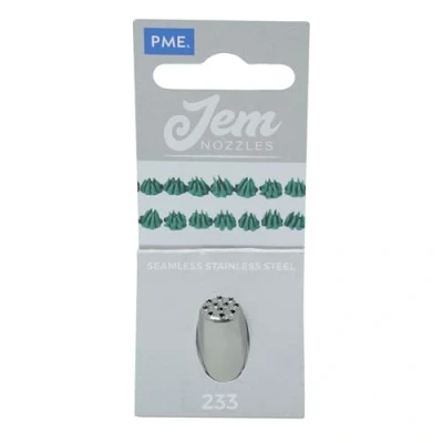 Image of JEM Small Hair/Grass Multi Opening Serrated Nozzle #233 (Carded)