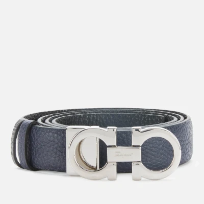 Image of Salvatore Ferragamo Women&#039;s Gancini Reversible Belt 25mm Vertigo Mauve 80cm