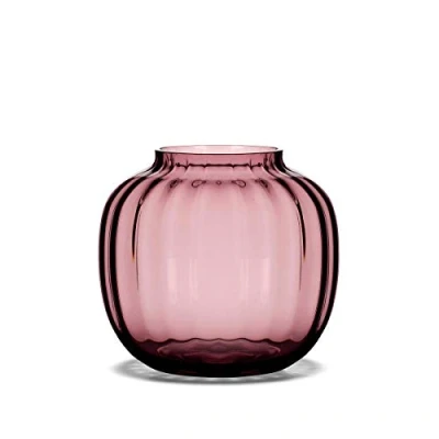Image of Holmegaard Vase, red, 14,5x14,5x12,5