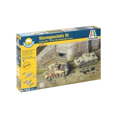 Image of Italeri ITA7522 1:72 Sd.Kfz.142/1 Model kit, Grey