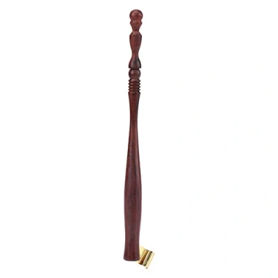 Image of Fictory Calligraphy Dip Pen Nib Holder, English Wooden Handle Holder Speedball Wood with Removable Adjustable Multi fit Brass Flange