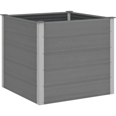 Image of vidaXL Garden Raised Bed WPC 100x100x91 cm Grey