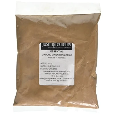 Image of JustIngredients Essentials Cinnamon (Cassia) Ground 250 g (Pack of 5)