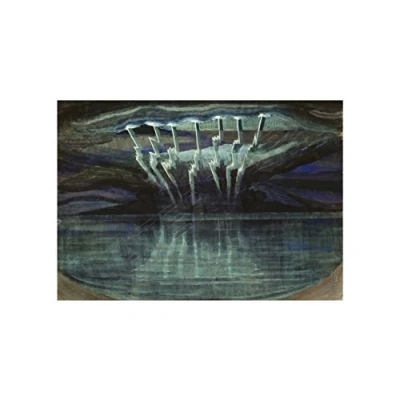 Image of Wee Blue Coo Ciurlionis Lightning Wall Art Print