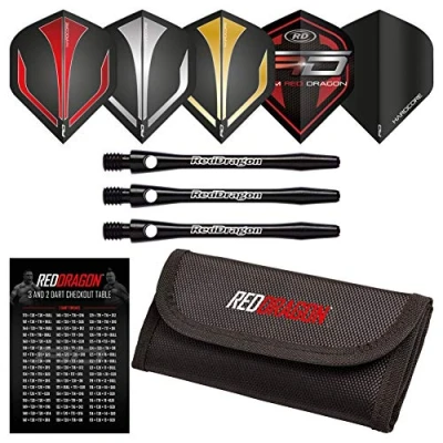 Image of RED DRAGON Tri Fold Wallet Set with Flights and Stems