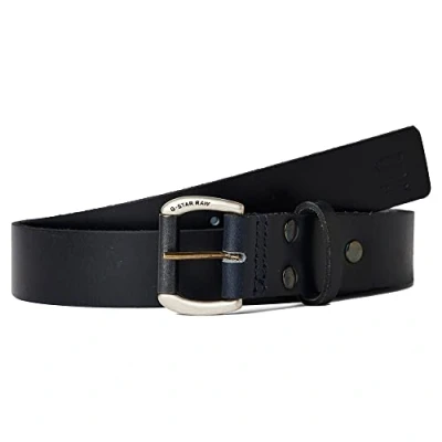Image of G STAR RAW Men&#039;s Small Dast Belt, Multicolour (mazarine blue/black metal D20178 3127 3863), 85