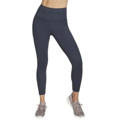 Image of Skechers Women&#039;s Goflex Hw 7/8 Ii Leggings, Navy, 3XL UK