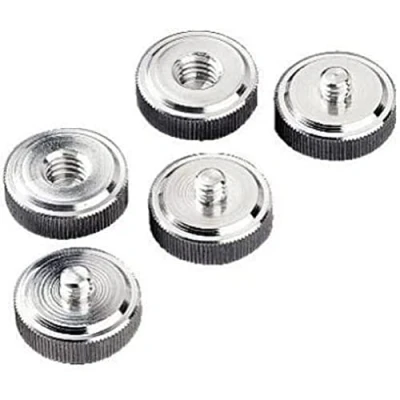 Image of Hama Tripod Conversion Screws, (A) 3/8 (9.5 mm) &gt; (B) 1/4 (6.4