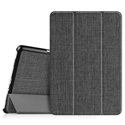 Image of FINTIE Slimshell Case for Samsung Galaxy Tab A 9.7 Inch Tablet SM T550 Super Thin Lightweight Stand Cover with Auto Sleep/Wake Feature, Denim Grey