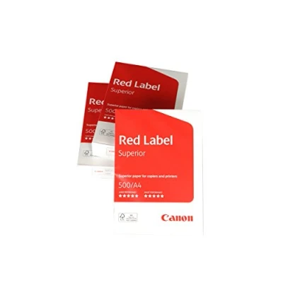 Image of Canon Germany red Label, Superior Business Paper, Suitable for All Printers, Brilliant, White CIE 168 (optimised Protective Box). 3X 500