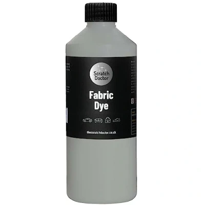 Image of Scratch Doctor Liquid Fabric Dye Easy to Use Textile Paint for Sofas, Furniture, Clothing, Canvas, Shoes, Denim and More 23 Colours Available (Light Grey, 1000ml)