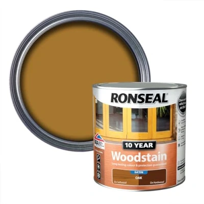 Image of RONSEAL 10 Year Woodstain Oak 2.5L