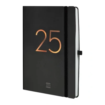 Image of Finocam Capri 2025 Diary Vertical Week View January December (12 Months) Black International