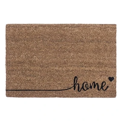 Image of Entryways Just for Your Home Non Slip Coir Doormat, Brown, 60 x 1.4 40 cm